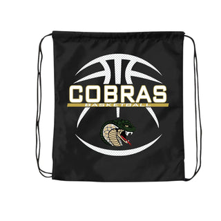 Cobras Basketball Essential Drawstring Bag (Black)