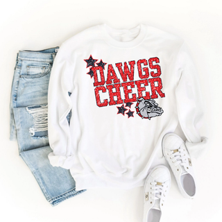Rossville Dawgs Faux Glitter Cheer Top