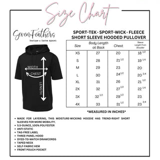 Bucks Baseball Fleece Short Sleeve Hooded Pullover Option 2