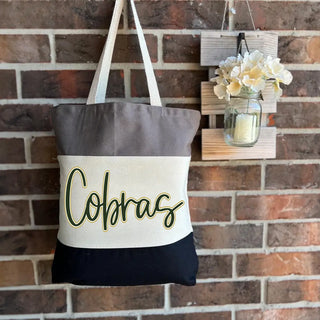 Tri-Color Cobras Tote Bag (Color Options)