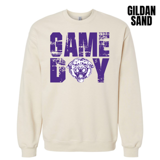 Vintage Distressed Panthers Game Day -ready