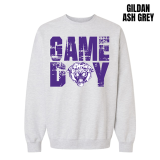 Vintage Distressed Panthers Game Day -ready
