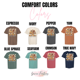 Gobble Gobble Patchwork Turkey Tee