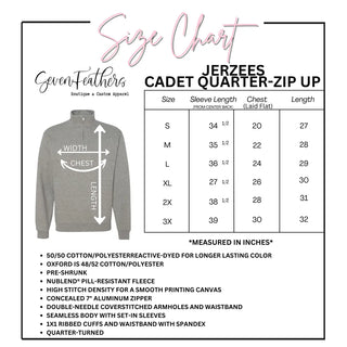 Jackson Heights Cobras Cadet Collar Quarter-Zip Sweatshirt