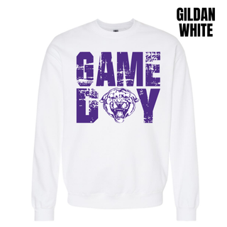 Vintage Distressed Panthers Game Day -ready