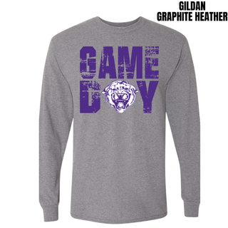 Vintage Distressed Panthers Game Day -ready