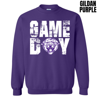 Vintage Distressed Panthers Game Day -ready