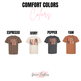 Give Thanks Distressed Turkey Tee