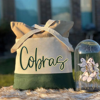Tri-Color Cobras Tote Bag (Color Options)