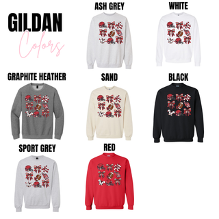 Rossville Dawgs Football Faux Glitter Game Day Icons