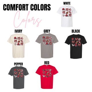 Rossville Dawgs Football Faux Glitter Game Day Icons