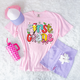 First Grade Trendy Doodle Letters