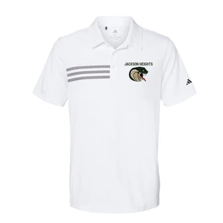 Jackson Heights Cobras Adidas 3-Stripe Chest Polo