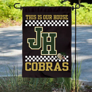 This Is Our House Jackson Heights Cobras Garden Flag