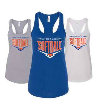 Strikers Softball Womens Tank (Color Options)