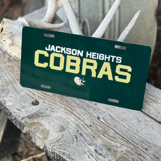 Jackson Heights Basic License Plate