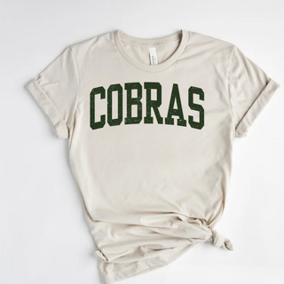 Jackson Heights Cobras Distressed Green Top