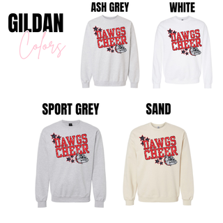 Rossville Dawgs Faux Glitter Cheer Top