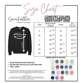 Nurse Varsity Baseball Letter Comfort Colors Top