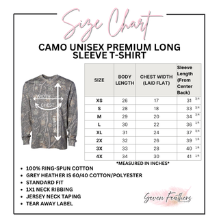 Eagles Football Camo Long Sleeve