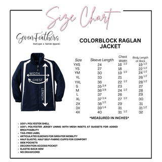 Madhouse Dance Company Colorblock Raglan Jacket