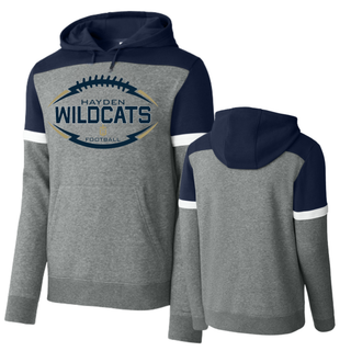 hayden-wildcats-classic-football-laces-fleece-colorblock-hoodie
