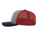Heather Grey/ Cardinal/ Navy