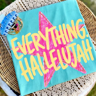 Everything Hallelujah Star Graphic Tee