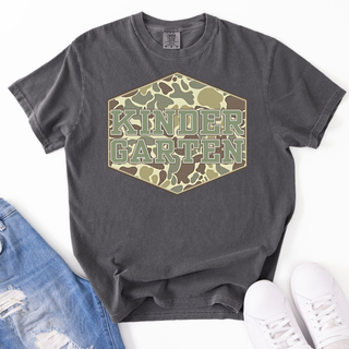 Kindergarten Kids Shirt Camo