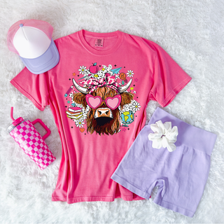 Highland Cow Love Kids Tee