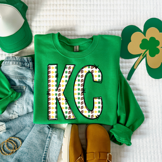 KC Shamrock Varsity Crewneck