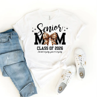 Senior 2026 Leopard Bow Graphic Tee