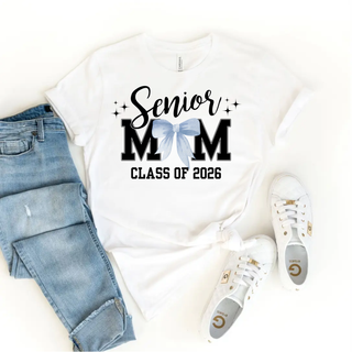 Senior Mom Bow Class of 2026 Tee