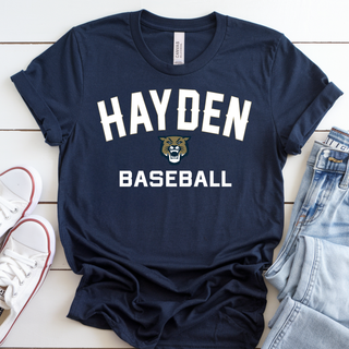 Hayden Wildcats Baseball Arch Logo