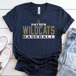 Hayden Wildcats Classic Block Baseball
