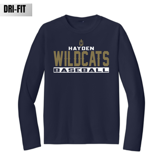 Hayden Wildcats Classic Block Baseball Dri Fit