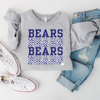 St. Marys Bears Check It Stacked Graphic Top