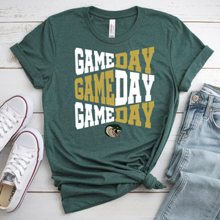 Two Tone Stacked Game Day Jackson Heights Cobras Top