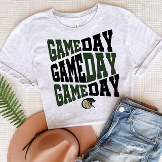 Two Tone Stacked Game Day Jackson Heights Cobras