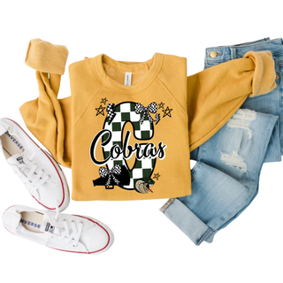 Checkered Check it Cobras Spirit Top