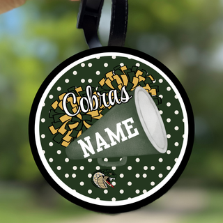 Jackson Heights Cobras Custom Cheer Bag Tag