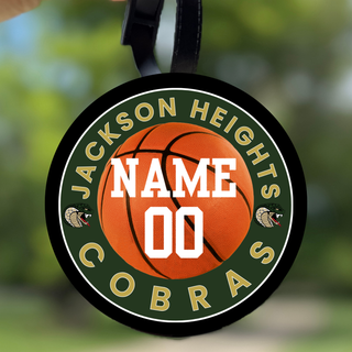 Jackson Heights Cobras Customized Basketball Bag Tag