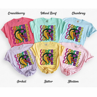Colorful Girly Stacked Cobras Top