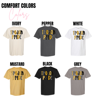 Doodle Perfect Topeka High Trojans Spirit Wear Top