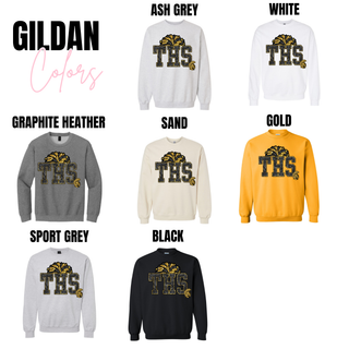 Faux Glitter Topeka High Cheer Top