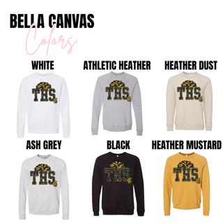 Faux Glitter Topeka High Cheer Top