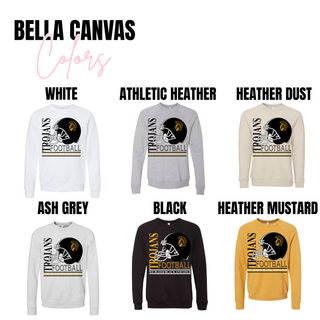 Topeka High Trojans Football We Bleed Black and Gold Shirt