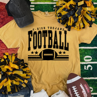 T-High Vintage Trojans Football Top