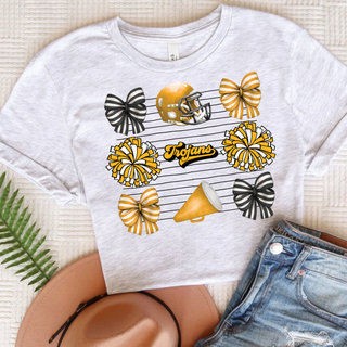 Sidelines Trojan Cheer Top