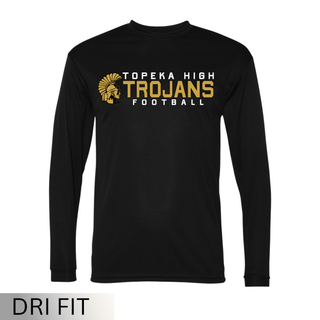 Topeka High Trojans Football Option 3 Dri Fit